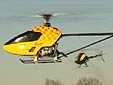 Modellhubschrauber im Flug
